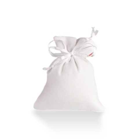 SACCHETTO COTONE 8X10 BIANCO PC